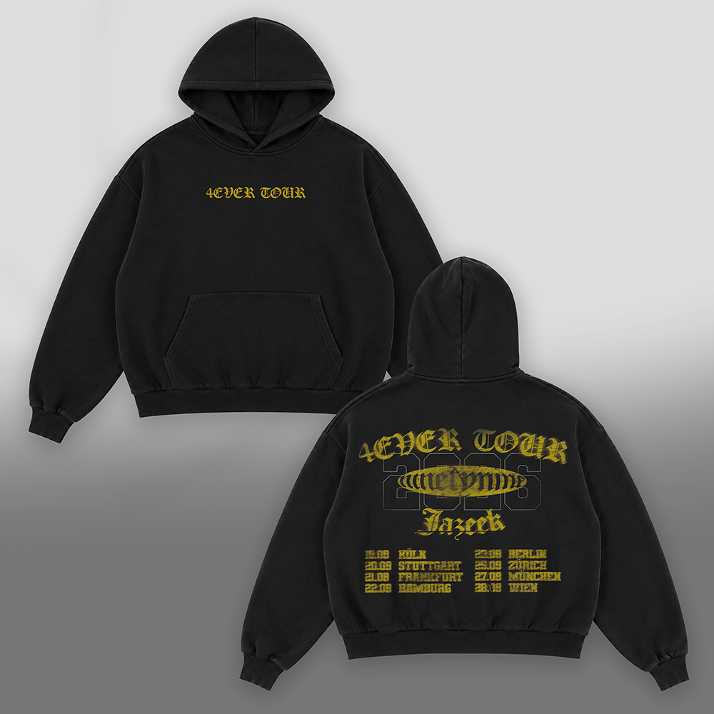 4EVER Tour Hoodie Black