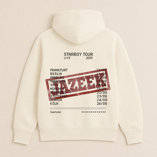 Starboy Tour Hoodie Cremeweiß