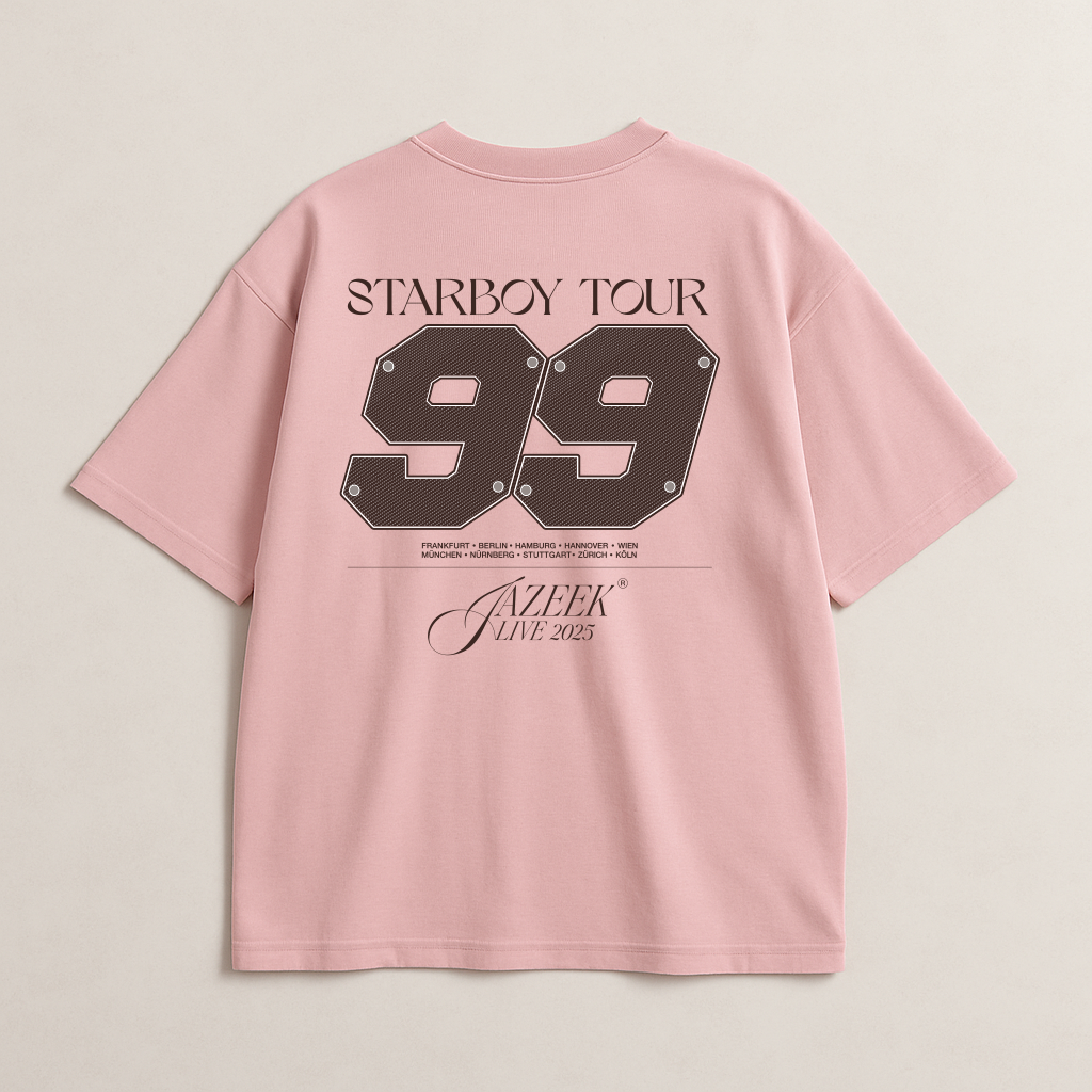 Starboy Tour T-Shirt Rosa