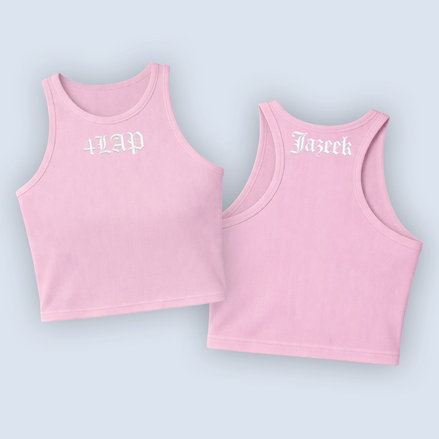 Jazeek 4LAP Cropped Tanktop Pink