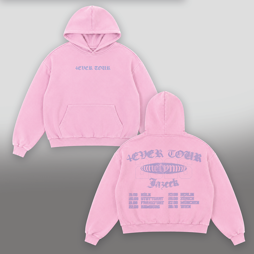 4EVER Tour Hoodie Light Pink