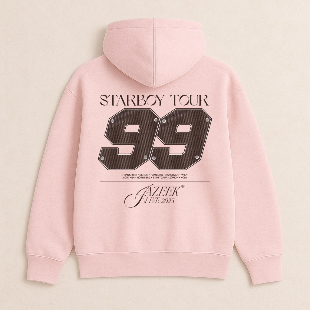 Starboy Tour Hoodie Rosa